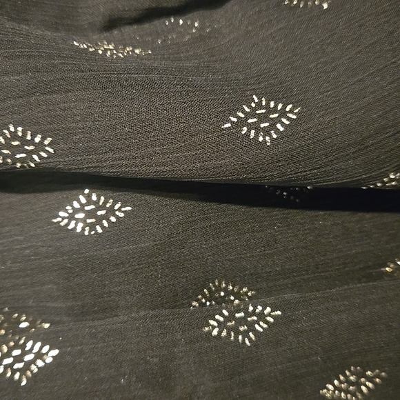 EUC White House Black Market Black Ruffled Tiered Mini Dress Women's Size XXS - Picture 9 of 9